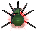 Grenade Trail: Shrapnel in-game icon
