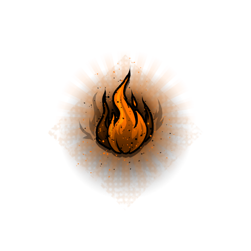 Fire damage type in-game icon